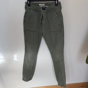 LOFT Olive Green Casual Pants